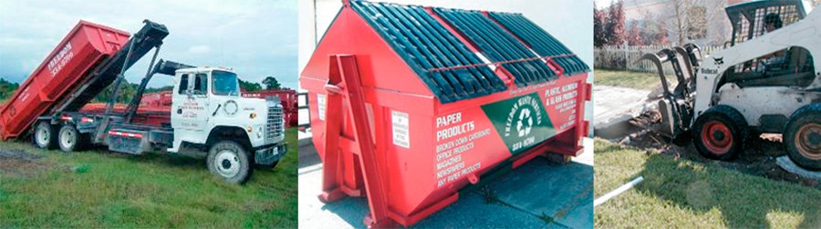 Roll off dumpsters in Martin County